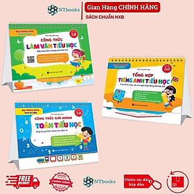 Hình ảnh Sách - Bộ Lịch Công Thức Giải Nhanh Toán - Làm Văn Tiểu Học - Tổng Hợp Tiếng Anh Tiểu Học (Phiên bản 5.0)