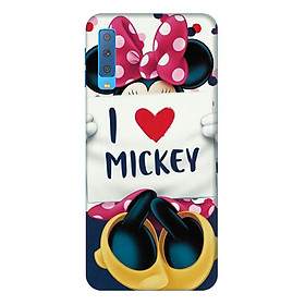 Ốp Lưng Dành Cho Điện Thoại Samsung Galaxy A7 2018 I Love Mickey