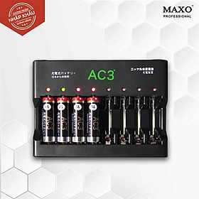 Mua Bộ 8 Pin Tiểu Sạc AA 3000mAh và Bộ Sạc loại 8 viên - Hàng Chính Hãng