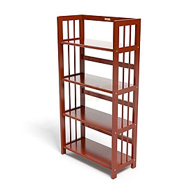 Mua Kệ Sách 4 Tầng Gỗ Cao Su HB463 (63 x 30 x 120 cm) - Cánh Gián