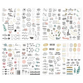 Wedding Planning / Engagement Stickers Self-Adhesive for Planner Scrapbook