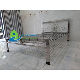 Mua Giường inox vuông không nệm đầu giường - Nội Thất Bảo An