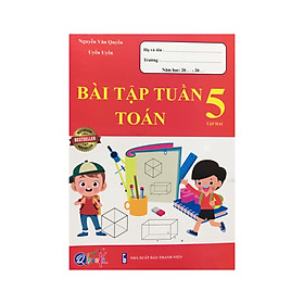 Bài tập tuần toán 5 tập 2