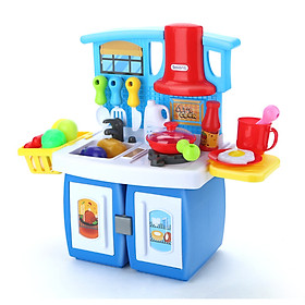Beiens (beiens) early education educational toys children simulation play house change kitchen set boy girl toy B141 blue