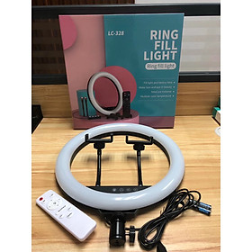 Mua Đèn livestream/Đèn Led Trợ Sáng 33Cm Chiếu Sáng Studio  Makeup  Quay Phim   Chụp Ảnh  Livetream  Selfie Kèm Kẹp Điện Thoại Tùy Chỉnh