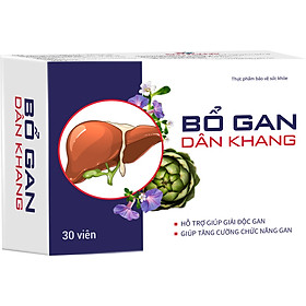 Viên Uống Giải Độc, Tăng Cường Chức Năng Gan, Bổ Gan Dân Khang (Hộp 3 vỉ x 10 viên)