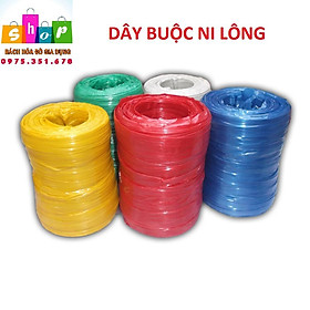 Dây Nilong 1 Cuộn To trọng lượng 800 gram buộc hàng xanh đỏ ( Màu tuỳ đợt hàng về),