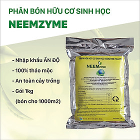 Phân hữu cơ sinh học (Nhập khẩu từ Ấn độ) Neemzyme Pallets -1 KG