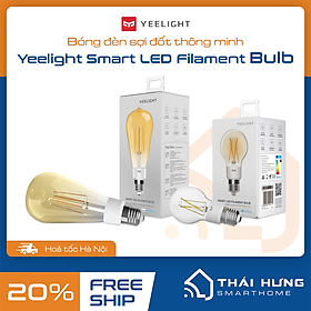 Mua Bóng Đèn Led dây tóc Thông Minh Yeelight Filament Bulb ST64/ YLDP12YL  đui E27 - Hỗ trợ Homekit - Edison vintage