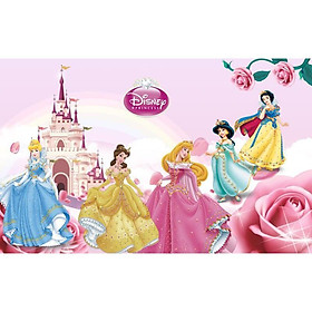 Mua Tranh công chúa Disney trang trí phòng bé gái HD HZTU-Vol 2 (157) kim sa dán tường