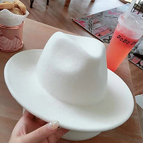 MŨ CAO BỒI NÓN CAO BỒI MŨ PHỚT RỘNG VÀNH FEDORA NAM NỮ CAO CẤP DONA22102602