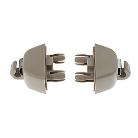 5X 2 Pieces   Visor Hook Clips for  A6 C6    Beige