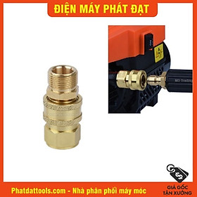 Khớp nối nhanh đầu nước ra máy xịt rửa áp lực cao, tháo lắp dây phun xịt rửa vô cùng nhanh