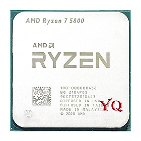 AMD Ryzen 7 5800 R7 5800 3,4 GHz Bộ xử lý CPU 8 nhân 16 luồng 7NM L3=32M 100-000000456 Ổ cắm AM4