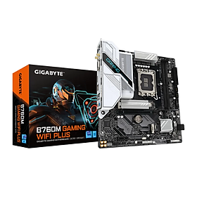 Mainboard Gigabyrte B760M GAMING WIFI PLUS ( Intel B760, LGA1700, 2 x DDR5, mATX ) - Hàng Chính Hãng