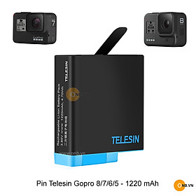 Mua Pin Telesin cho Gopro 8/7/6/5 hàng mới 100%