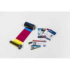 Ruy băng mực YMCKOK dành cho  máy in thẻ Solid 310/510 series - Màu in sắc nét - Công nghệ thẩm thấu thăng hoa cao cấp - Hàng chính hãng