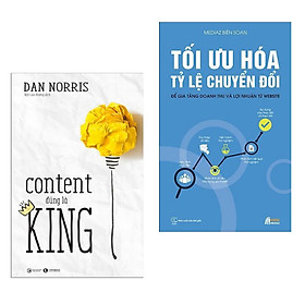 Combo 2 cuốn sách hay nhất về Marketing - Bán hàng: Tối Ưu Hóa Tỷ Lệ Chuyển Đổi + Content Đúng Là King ( Tặng kèm Bookmark Thiết Kế)