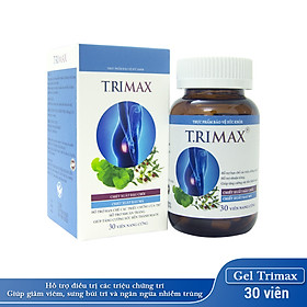 Viên Uống Hỗ Trợ Co Thắt Búi Trĩ T.rimax Hủ 30 Viên Nguyên Liệu Từ Thiên Nhiên