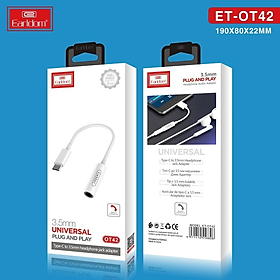 Mua DÂY CHUYỂN đổi TYPE-C SANG 3.5mm EARLDOM OT-42 - Hàng nhập khẩu