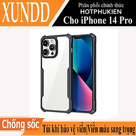 Ốp lưng chống sốc cho iPhone 14 / 14 Plus / 14 Pro / 14 Pro Max hiệu Xundd Fitted Armor Case trang bị túi khí bảo vệ góc, gờ bảo vệ camera - Hàng nhập khẩu