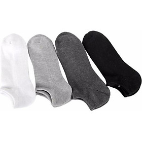 Combo 5 Đôi Tất Nam Trơn Cổ Ngắn (Giao màu ngẫu nhiên)