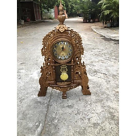 Mua Đồng hồ để bàn gỗ mun đuôi công