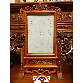 Khung ảnh thờ gỗ hương (kích thước trong 20x30cm)