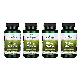 Swanson Bitter Melon 500 mg 60 Caps 4 Pack