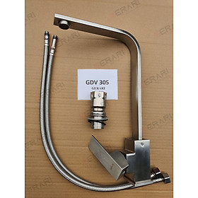 Mua {CHÍNH HÃNG} Vòi inox 304 hai đường nước nóng lạnh mã GDV305 thương hiệu GERARI
