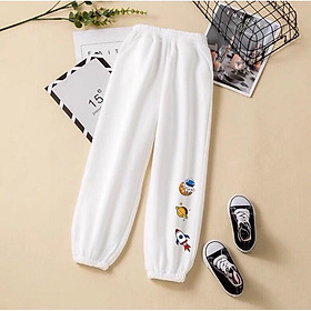 Quần Jogger Ống Suông Hoạ Tiết Hoạt Hình Ulzzang Nam Nữ Unisex