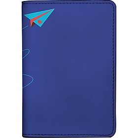 Bao Da Hộ Chiếu / PASSPORT Mika Nhộng MAU MAY BAY-001-P (19 x 14 cm) - Xanh