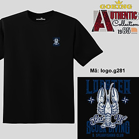 LOBSTER, mã logo.g281. Hãy tỏa sáng như kim cương, qua chiếc áo thun Goking siêu hot cho nam nữ trẻ em, áo phông cặp đôi, gia đình, đội nhóm