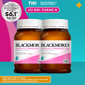 Combo 2 Lọ Tinh Dầu Hoa Anh Thảo Hỗ Trợ Cân Bằng Nội Tiết Tố Blackmores Evening Primrose Oil 190 Viên/Lọ