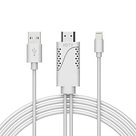 Dây Cáp Chuyển Đổi Lightning Sang HDMI 1080P Cho iPhone X/8/ 7/iPad/iPod Touch