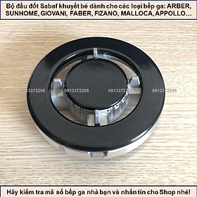 Mua Bộ Đầu Đốt Sabaf Chia Lửa Chân Khuyết Bên Nhỏ cho Bếp Ga Âm ARBER  SUNHOME  GIOVANI  FABER  FIZANO  MALLOCA  APPOLLO