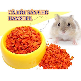 Cà rốt sấy khô thơm ngon giàu chất xơ (Chuyên sỉ lẻ thức ăn cho hamster)