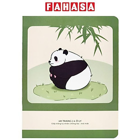 Tập Học Sinh Chống Lóa Fluffy Panda - Miền Bắc - 4 Ô Ly - 48 Trang 100gsm - The Sun 02
