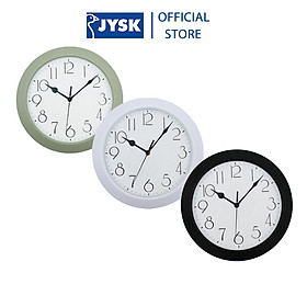 Đồng hồ treo tường kim trôi JYSK Nyhavn nhựa DK29.5cm 3 màu