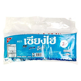 Gói Bánh Xốp phủ kem Sanghai Jumbo ăn vặt vị socola và sữa 450g An Gia Sweets & Snacks