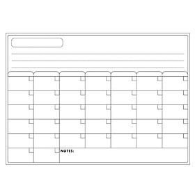 Magnetic Dry Erase Board Calendar Whiteboard Refrigerator Stickers Kitchen Fridge White Board for Weekly Monthly