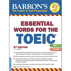 Ảnh bìa Barron's Essential Words For The Toeic (Tái Bản)