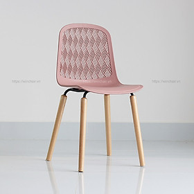 Mua Ghế Bàn Ăn Hiện Đại Rombi Chair WC147 - Mặt Nhựa Chân Gỗ Sồi Tự Nhiên - Kiểu Dáng Thiết Kế Nhỏ Xinh