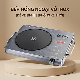 Bếp hồng ngoại Mishio MK417 mặt kính cường lực cao cấp - hàng chính hãng