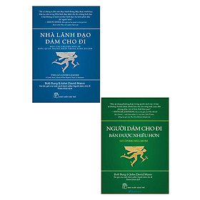 Combo Người Dám Cho Đi Bán Được Nhiều Hơn + Nhà Lãnh Đạo Dám Cho Đi (Bộ 2 Cuốn)