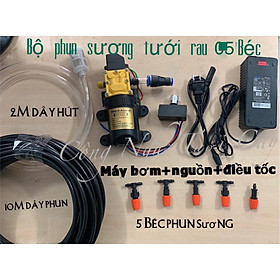 Mua Bộ máy phun sương làm mát tưới rau 5 Béc