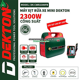 Mua Máy Rửa Xe Chỉnh Áp DEKTON DK-CWR2300FB điện 220V