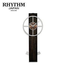 Đồng hồ Rhythm CMJ598UR02- Kt 23.5 x 58.0 x 8.5cm, 1.31kg. Vỏ gỗ, dùng PIN.