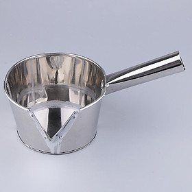 Stainless Steel Pottery Ceramics Clay Soap Candle Making Wax Liquid Pouring Ladle Gourd Dipper Tools 31x24x15cm