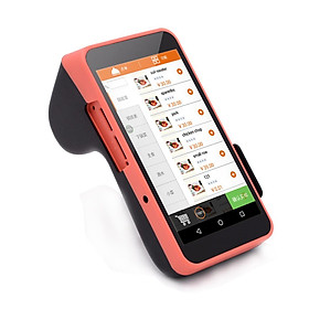 Beeprt Máy cầm tay cầm tay POS với máy in máy in Android di động